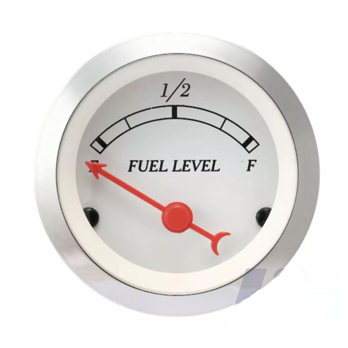 White Face Red Needle - Fuel Level Gauge For Vintage Car